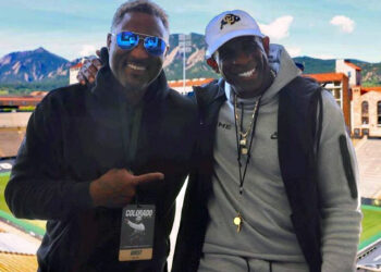 Andre Rison and Deion Sanders