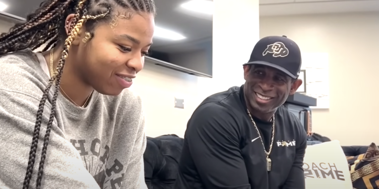 Deion Sanders ‘proud’ to watch daughter Shelomi at CU
